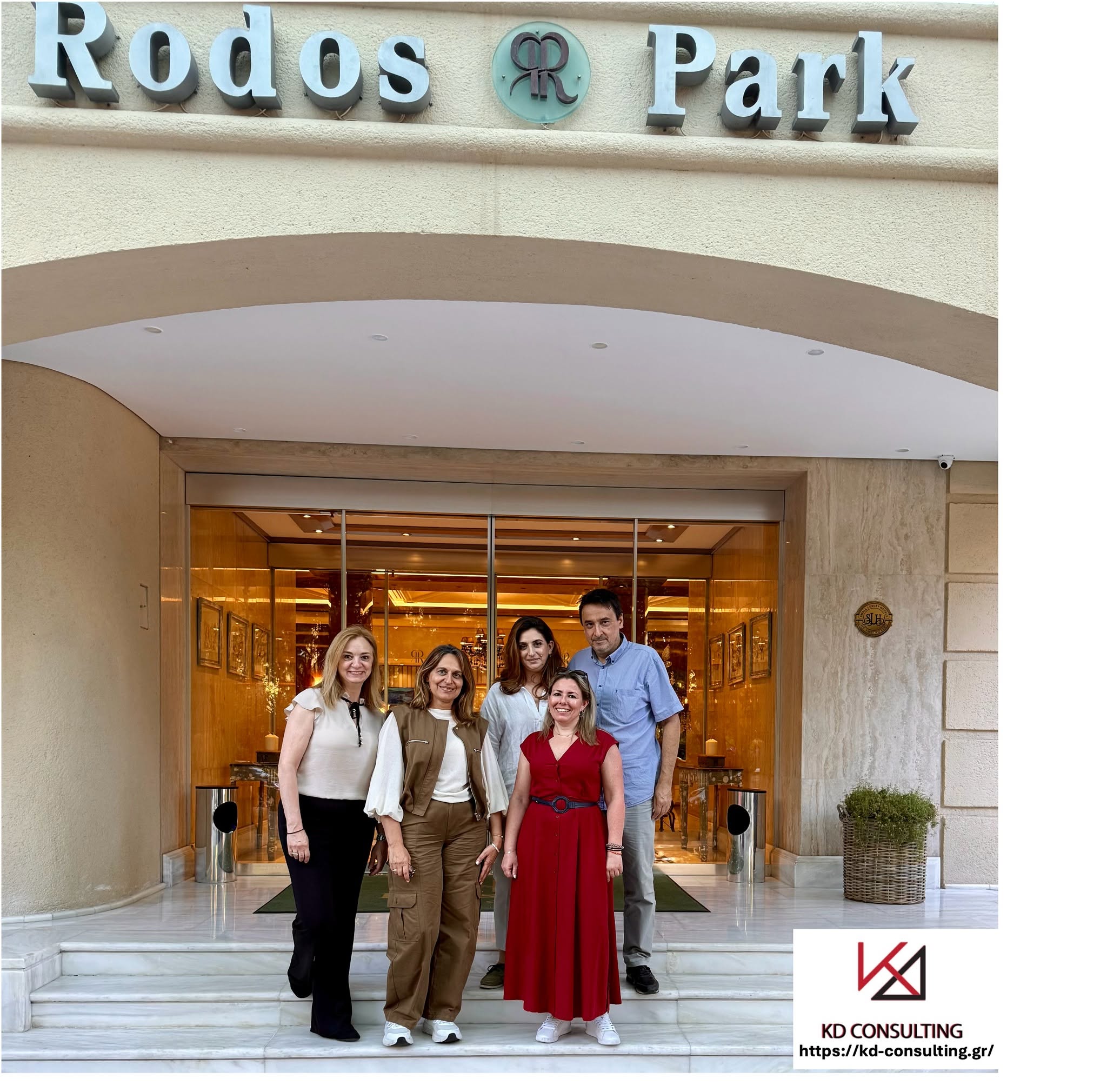 KD Consulting - Rodos Park Suites & Spa. EN ISO 9001:2015, EN ISO 14001:2015 & EN ISO 22000:2018